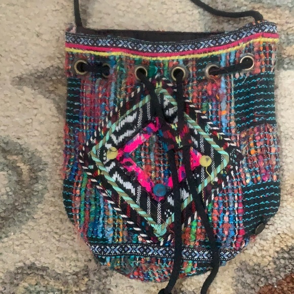 Billabong Patterned Purse/ Small Bag/ Satchel 💜💙❤️ - Picture 6 of 12